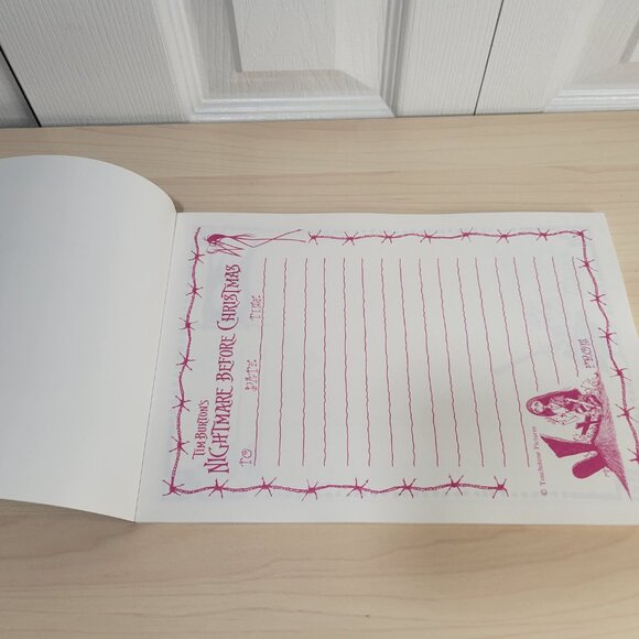 NIGHTMARE BEFORE CHRISTMAS Bundle: Zero Ghost Pup Plush & Letter Notepad Book - Picture 2 of 14